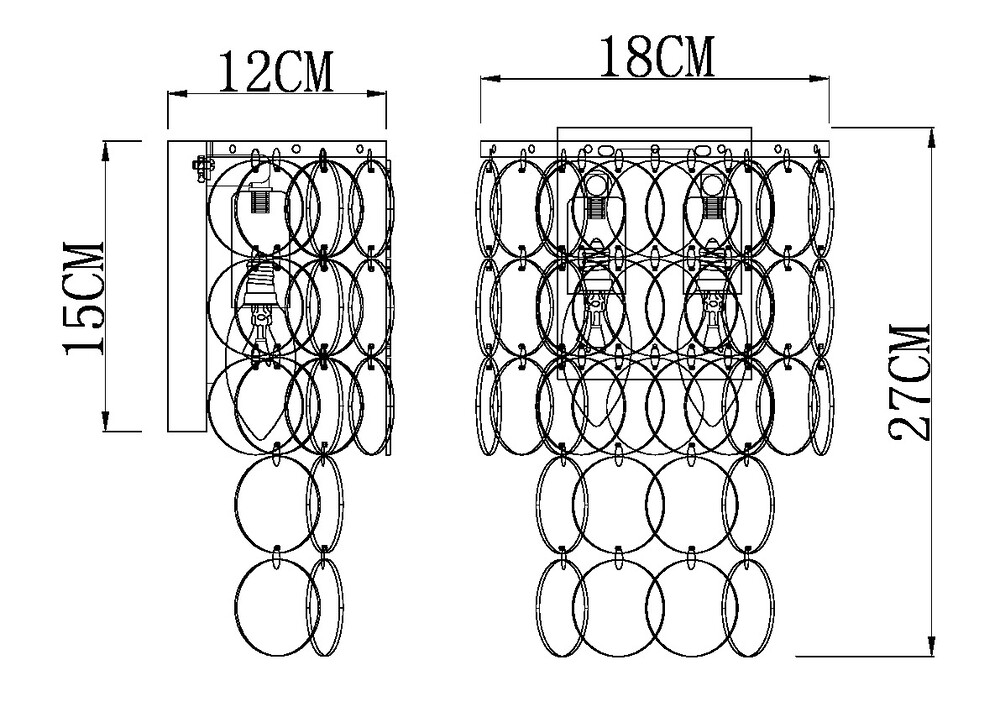 Настенный светильник Arte Lamp Pipirima A4100AP-2CC в Санкт-Петербурге
