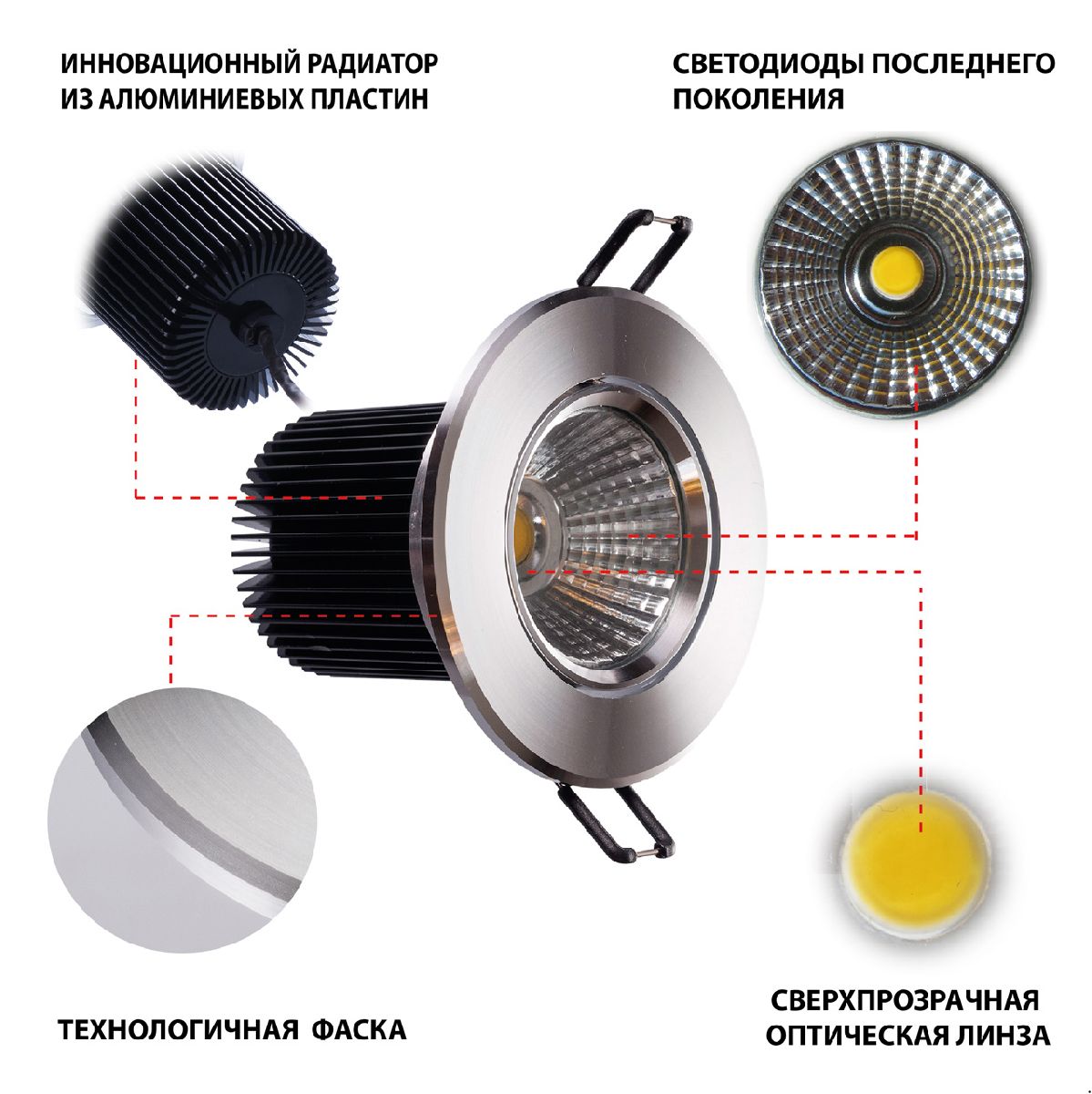 Встраиваемый светильник MW-Light Круз 637013901 в Санкт-Петербурге