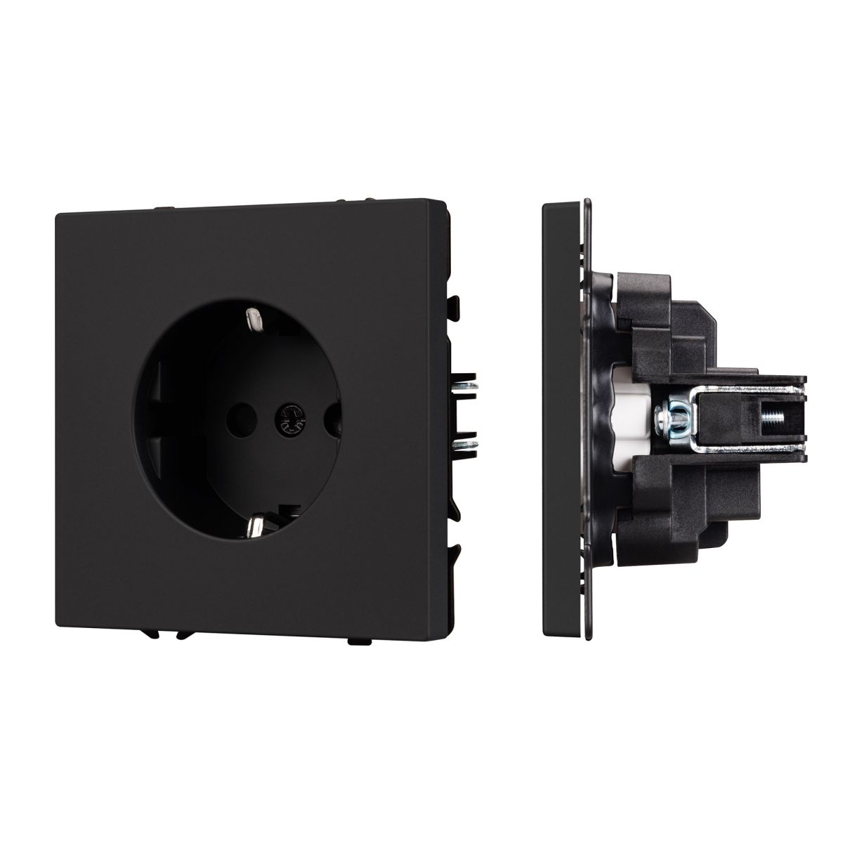 Розетка зк со шторками софт-тач черный оникс Arlight SCT-MEU-SFPL-BK (250V, 16A) 054277(1) в Санкт-Петербурге
