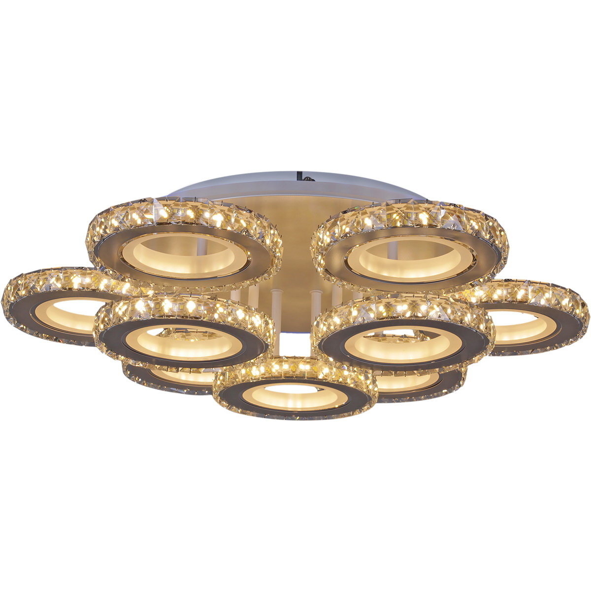 Потолочная люстра Reluce 03900-0.3-6+3A WH+CR (RGB) в Санкт-Петербурге