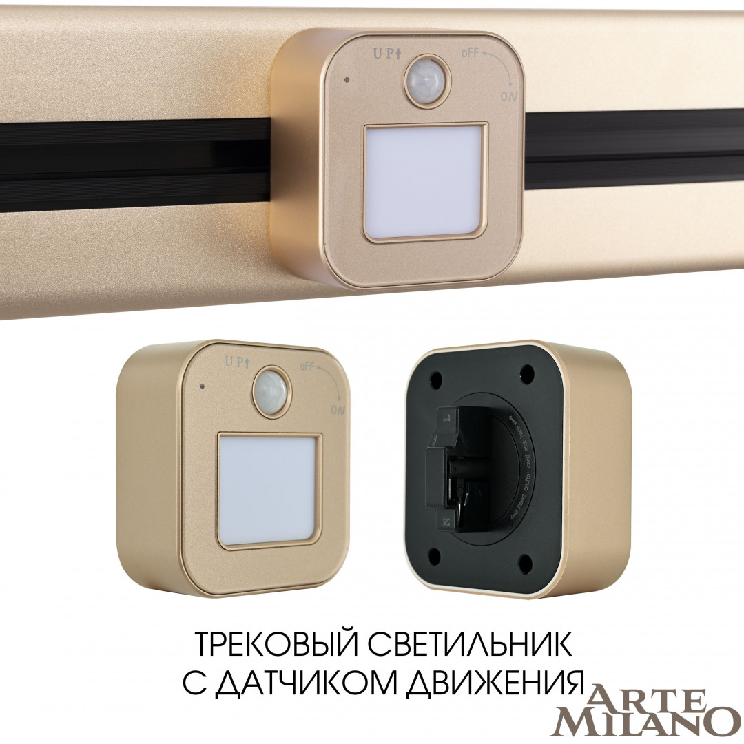 Трековый светильник Arte Milano Am-track-sockets 380022TLS/LWS Gold в Санкт-Петербурге