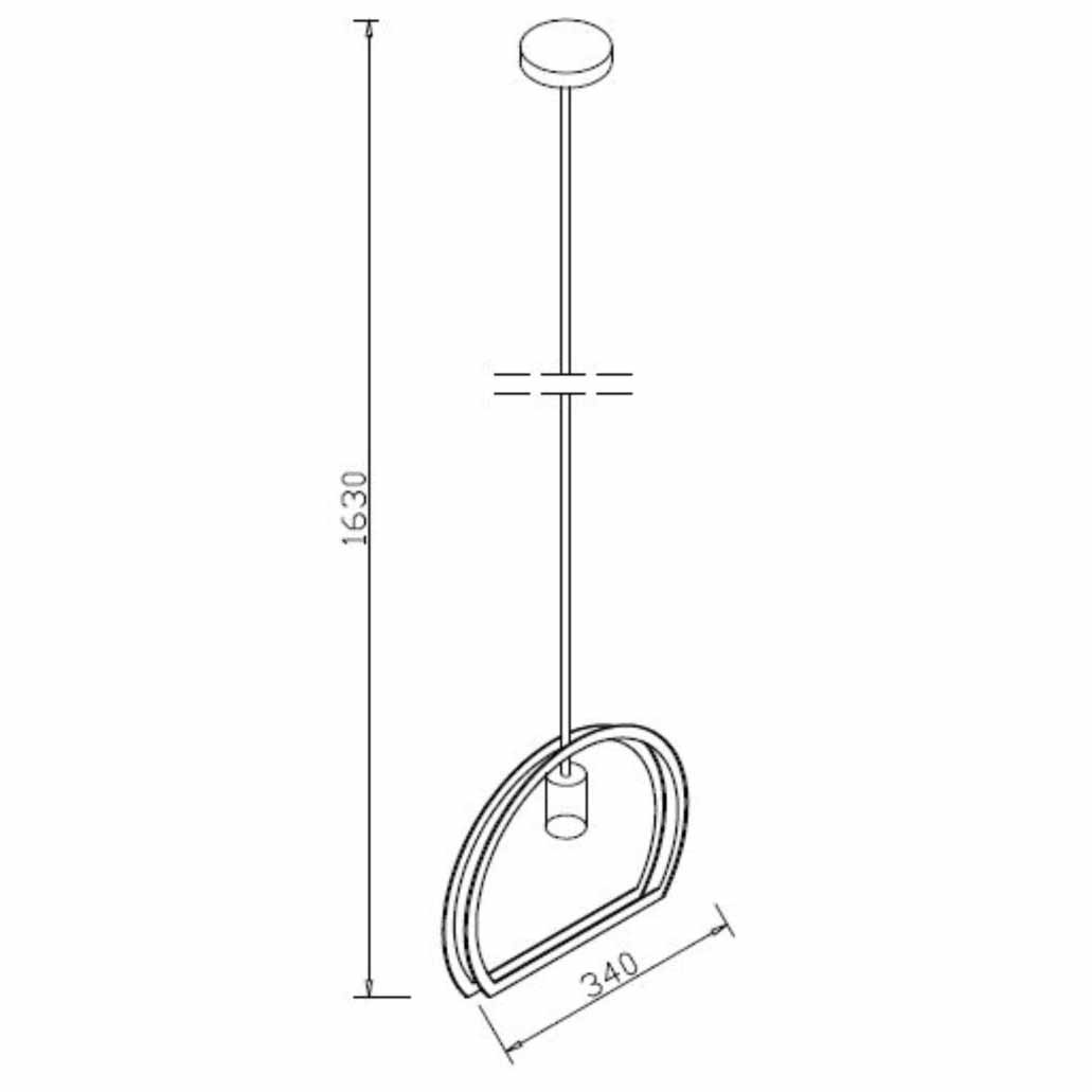 Подвесной светильник Lucide Contour 34418/27/30 в Санкт-Петербурге