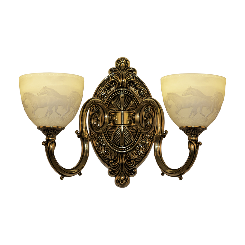 Бра Bohemia Ivele Crystal Verona 7203B12/2/210 GB P1 U Horse в Санкт-Петербурге