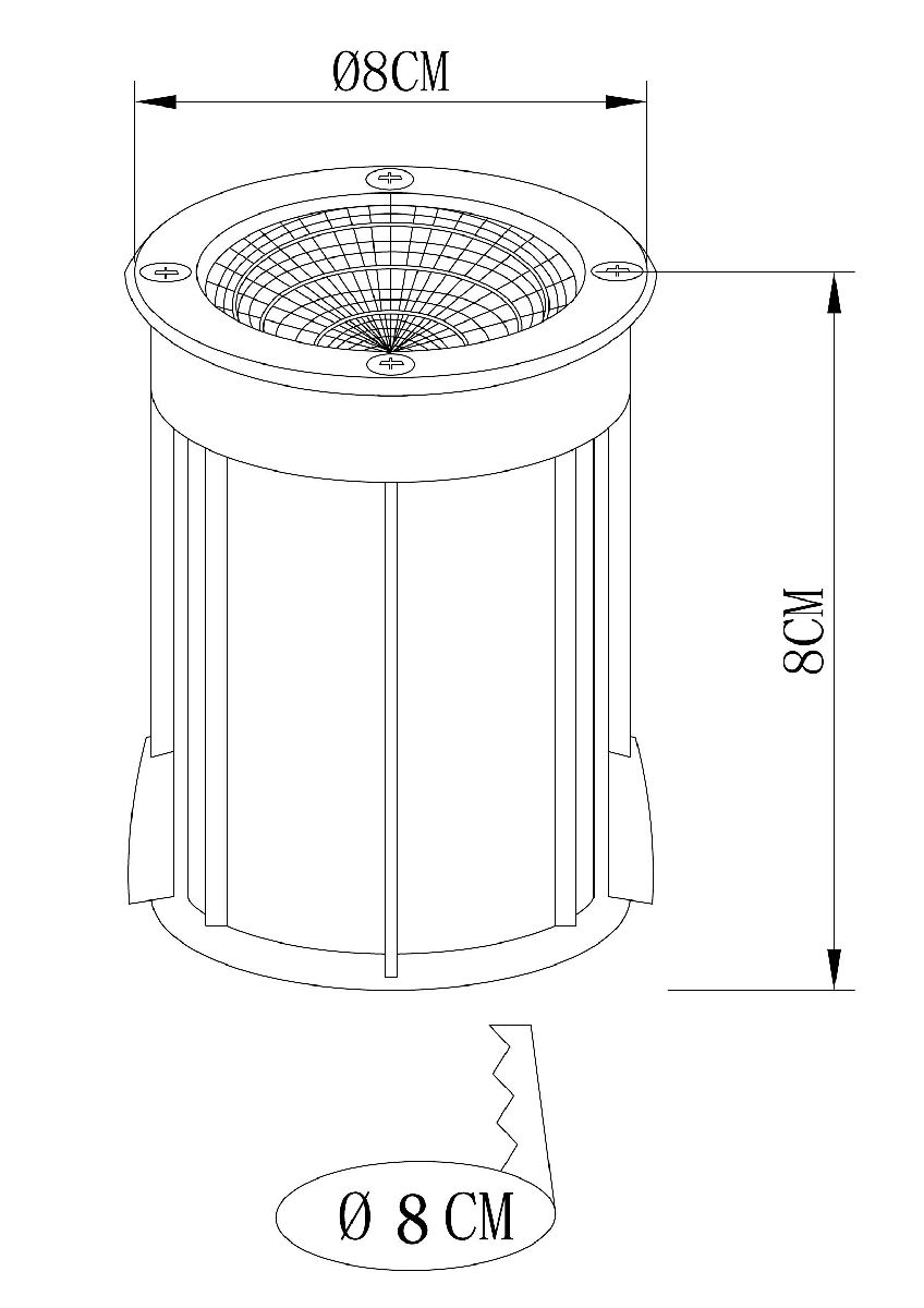 Ландшафтный светильник Arte Lamp Piazza A6205IN-1SS в Санкт-Петербурге