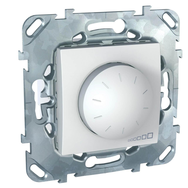 Диммер поворотный Schneider Electric Unica для ламп накаливания и галогенных 40-400W MGU5.511.18ZD в Санкт-Петербурге