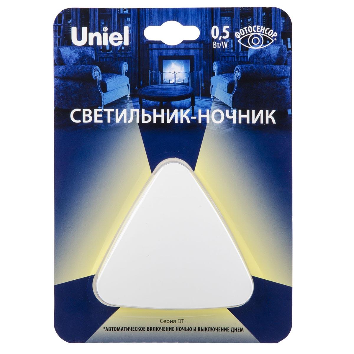 Светильник-ночник Uniel DTL-320 Треугольник/White/Sensor UL-00007223 в Санкт-Петербурге