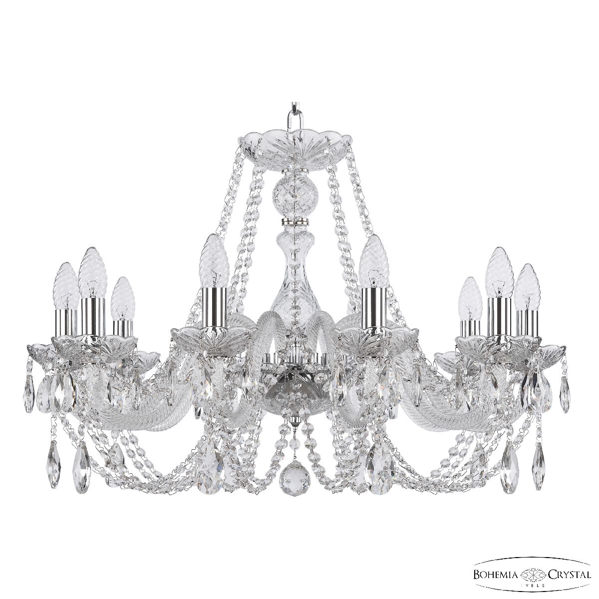 Подвесная люстра Bohemia Ivele Crystal 101/10/240 Ni в Санкт-Петербурге