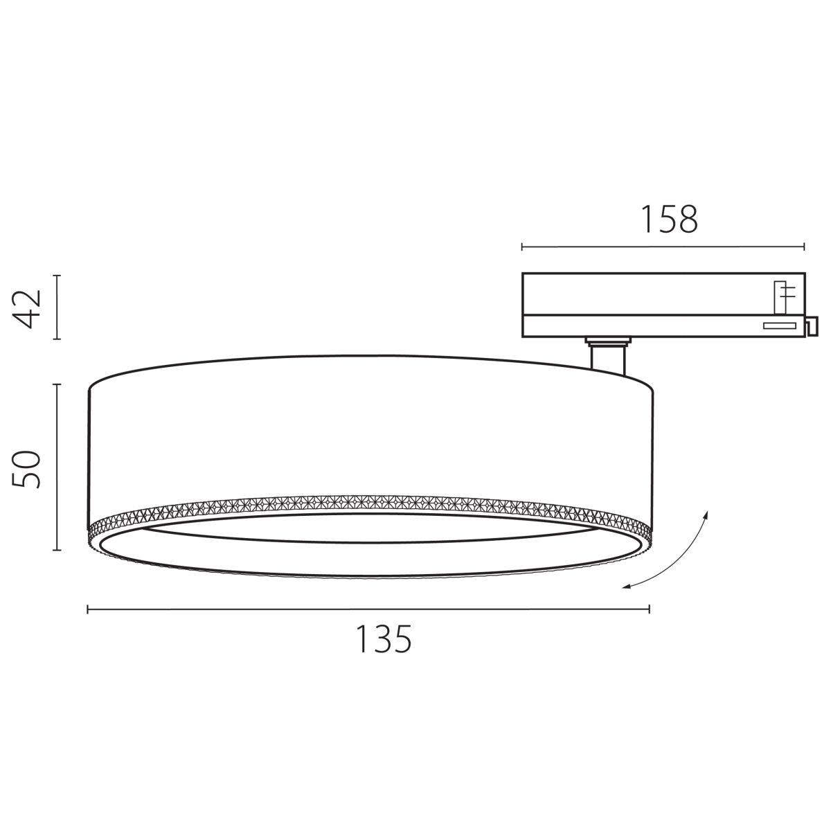Трековый светильник Quattro LED с адаптером Lightstar Alta Pro A5736QT в #REGION_NAME_DECLINE_PP#