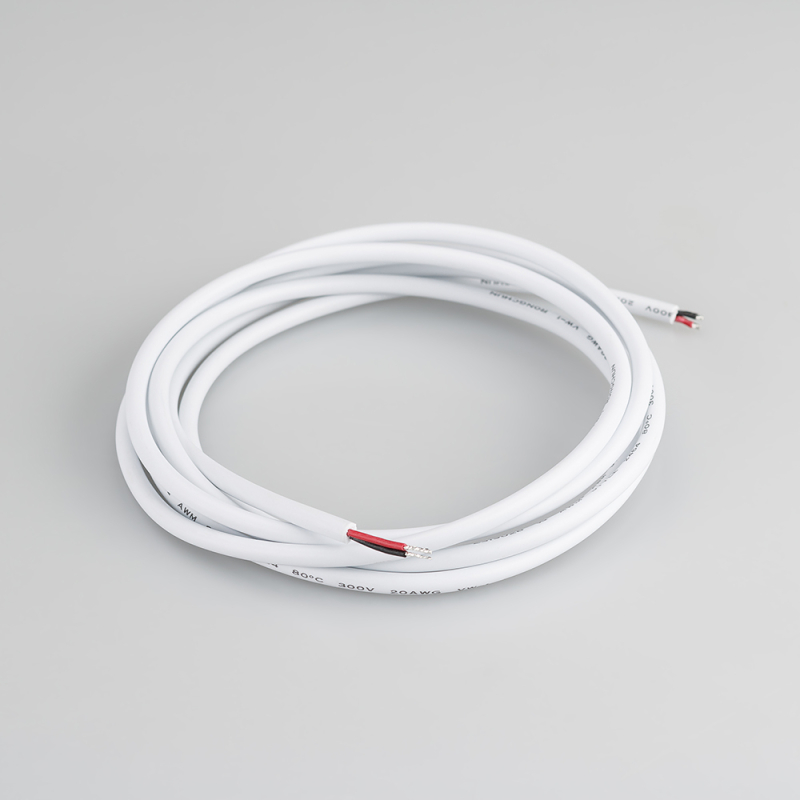 Провод питания Arlight ARL-Moonlight-18AWG-2W-D6-CU-2000 White 025560 в Санкт-Петербурге