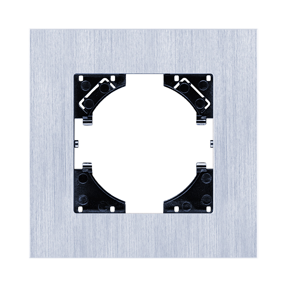 Рамка 1-постовая, серебро Kollinger Reflex AL RA1SR в #REGION_NAME_DECLINE_PP#