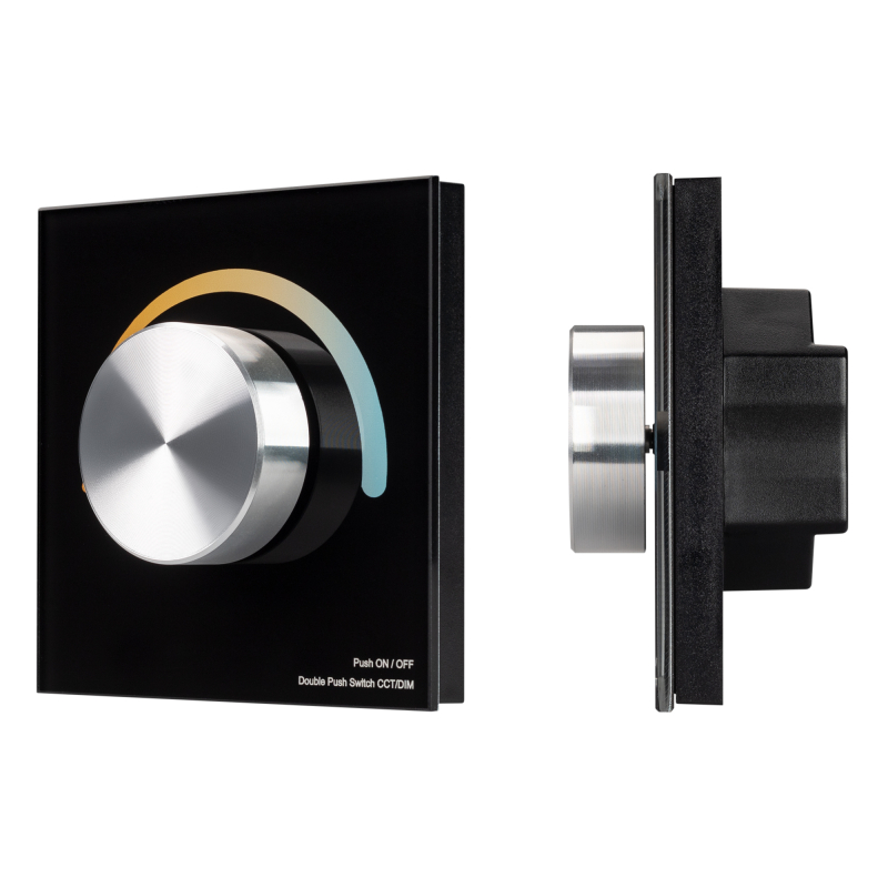 Панель Arlight Smart-P20-Mix-G-IN Black (12-24V, 4x3A, Rotary, 2.4G) 033762 в Санкт-Петербурге