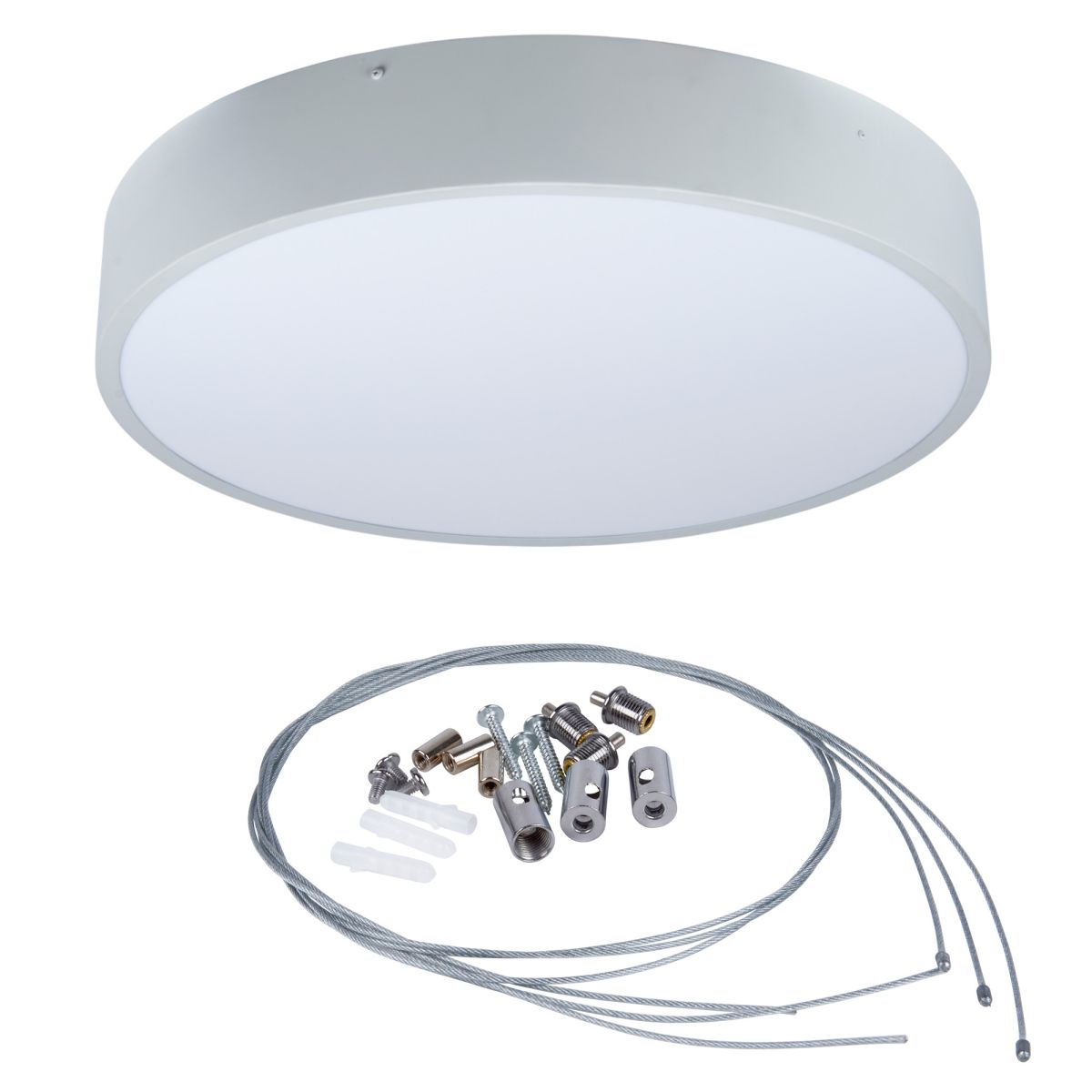 Накладной светильник Uniel UL-00012606 ULO-K40A 90W/4000К/R80 IP40 LIGHT GREY в Санкт-Петербурге