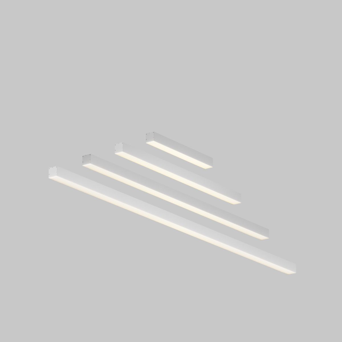 Линейный подвесной светильник Maytoni Technical 3000K 50x50 (Серебро, 1 м) LL312019 в #REGION_NAME_DECLINE_PP#