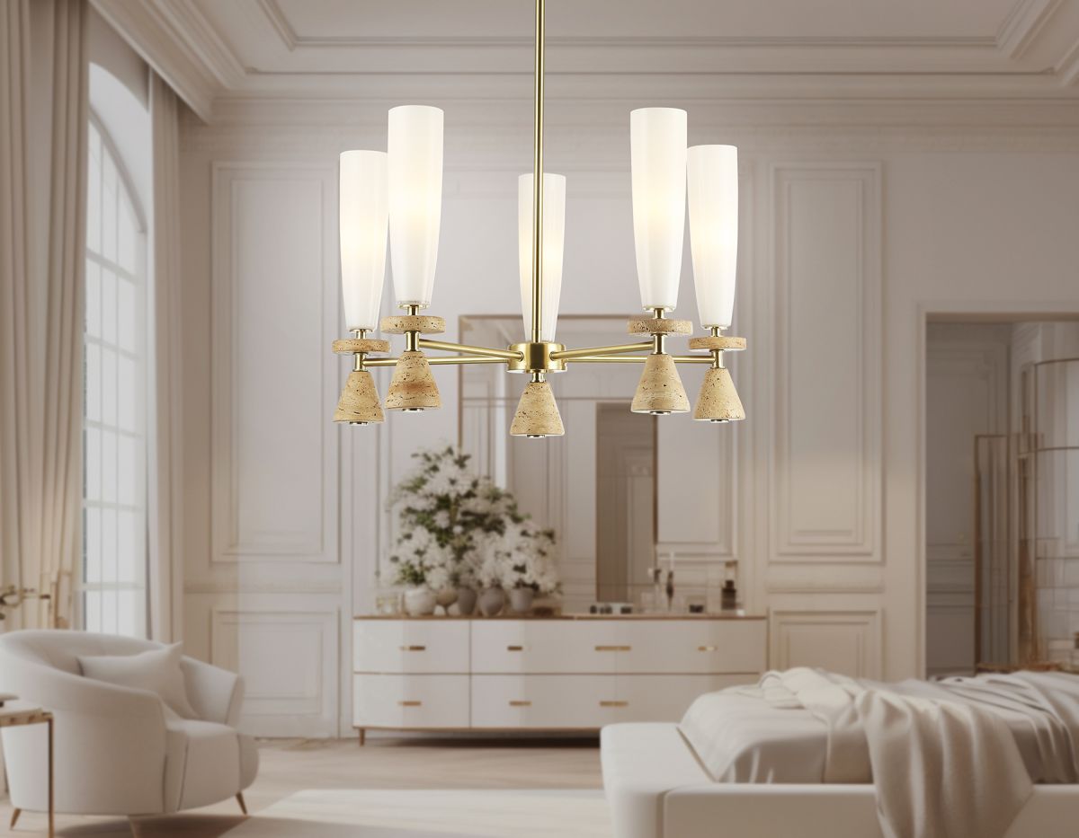 Люстра на штанге Ambrella Light High Light Ceramo Modern LH75371 в Санкт-Петербурге