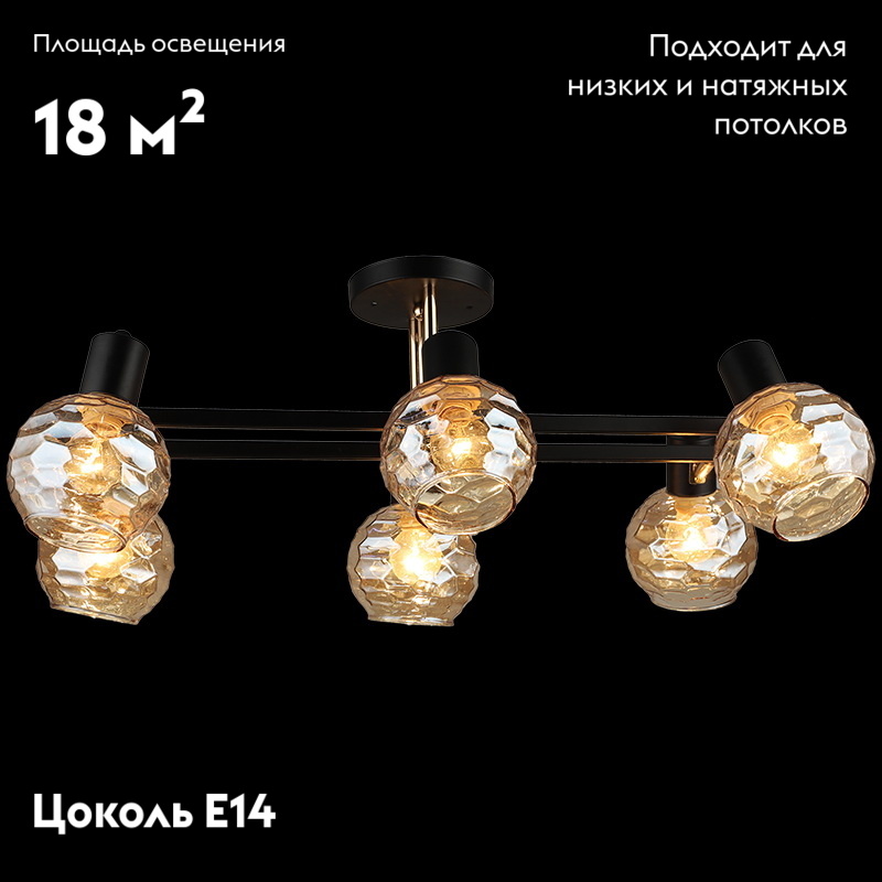 Потолочная люстра Reluce 04772-0.8-06 в #REGION_NAME_DECLINE_PP#