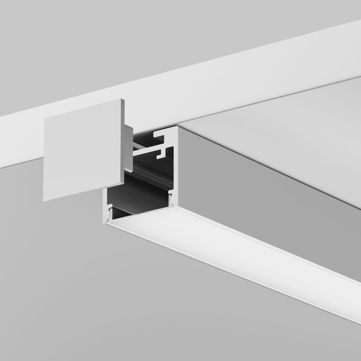Алюминиевый профиль накладной-подвесной 25x22 Maytoni Led Strip ALM-2522-S-2M 633012 в Санкт-Петербурге