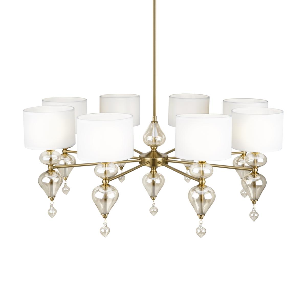 Люстра на штанге Freya Raise FR5369CL-08BS в #REGION_NAME_DECLINE_PP#