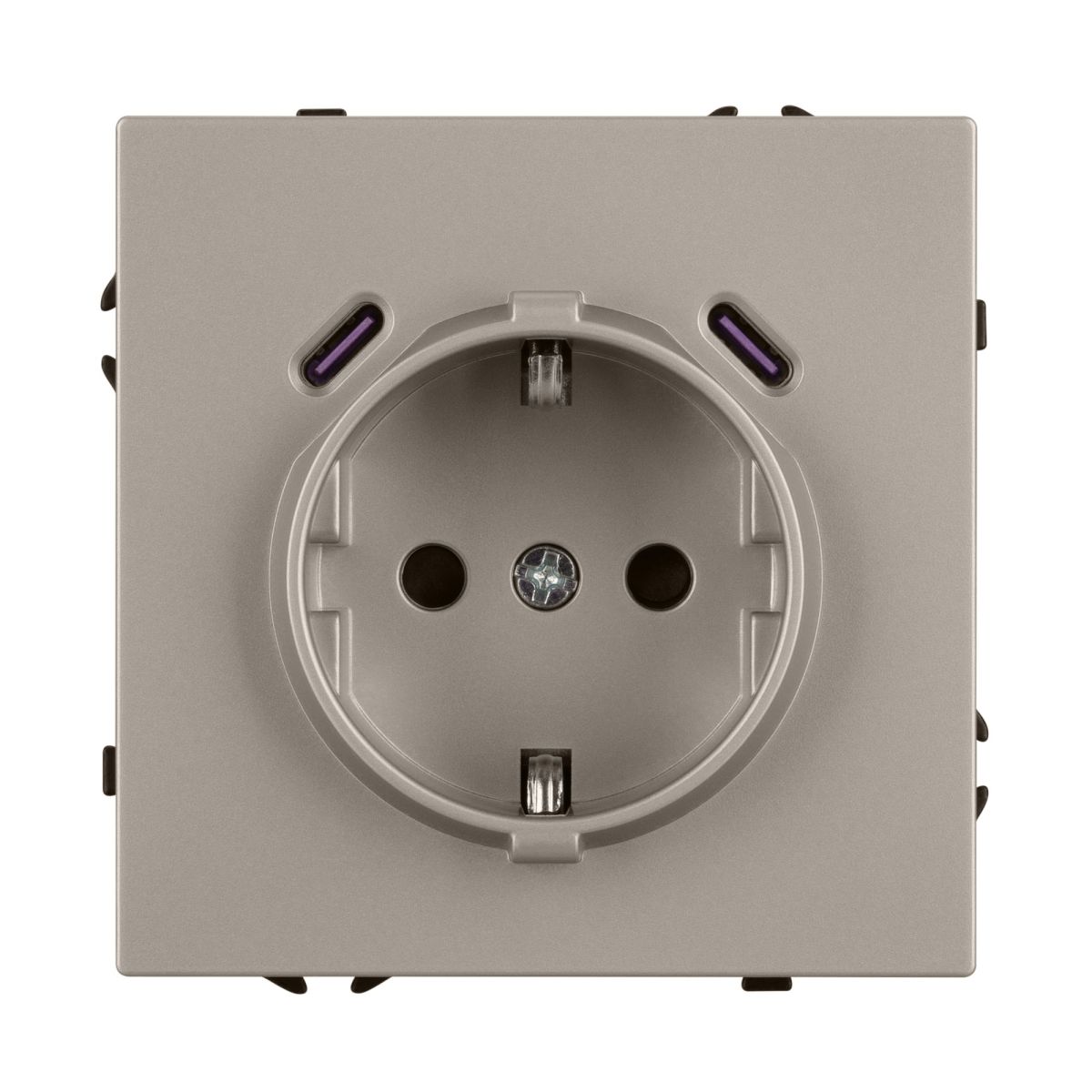 Механизм розетки с USB зарядкой Arlight SCT-NOBE-MUCC-SFPL-CA (230V, 16A) 061814 в Санкт-Петербурге