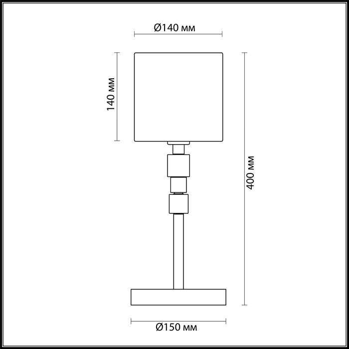 Настольная лампа Odeon Light Pavia 4113/1T в Санкт-Петербурге