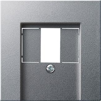 Лицевая панель Gira System 55 розетки телефонной TAE-Аудио-USB алюминий 027626 в Санкт-Петербурге