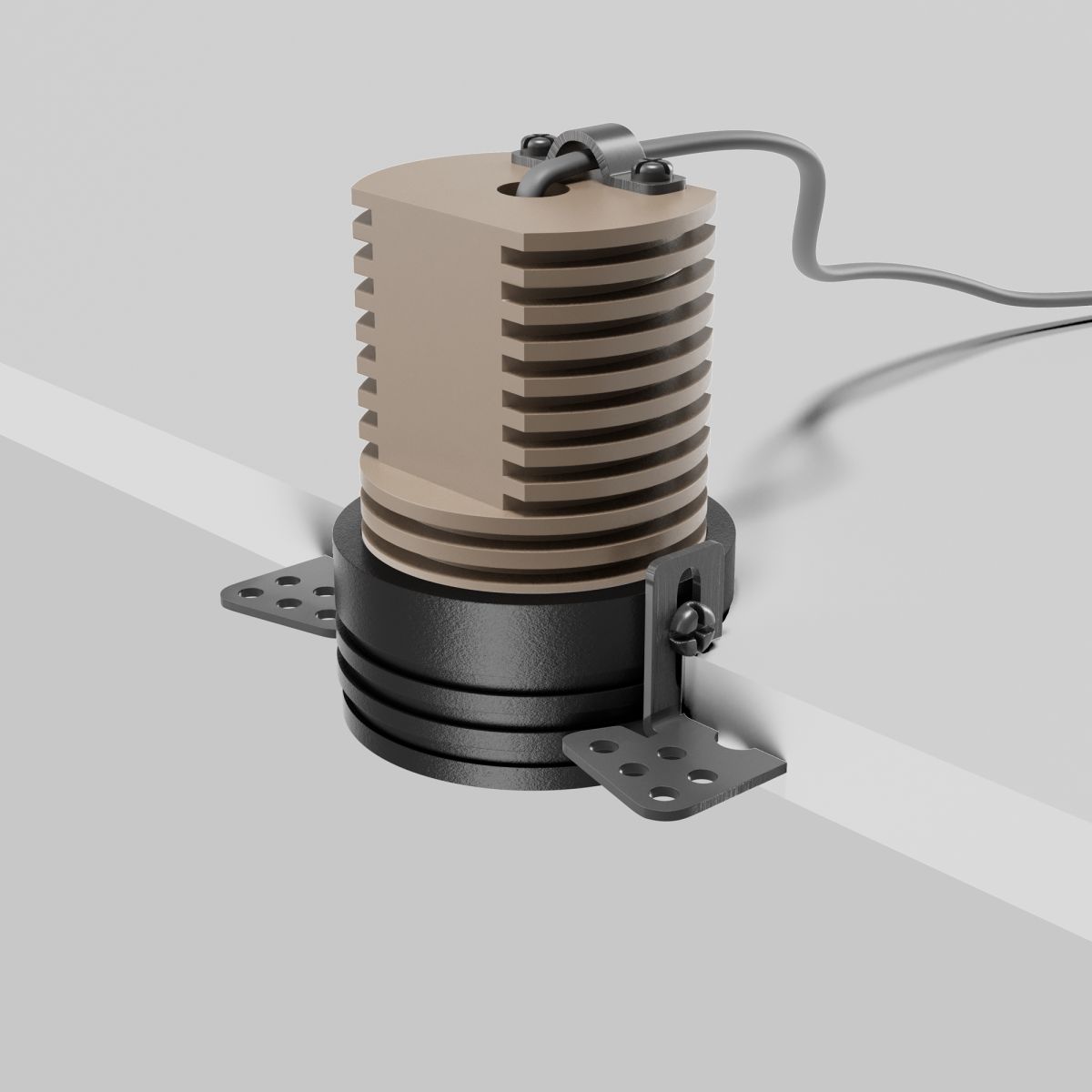 Встраиваемый светильник Maytoni Technical Mini DL059-7W4K-TRS-B в Санкт-Петербурге