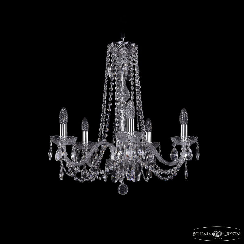 Подвесная люстра Bohemia Ivele Crystal 1402/5/195/h-58 Ni в Санкт-Петербурге