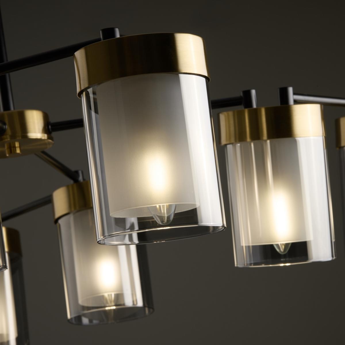 Люстра на штанге Freya Lora FR5432PL-08BBS в Санкт-Петербурге