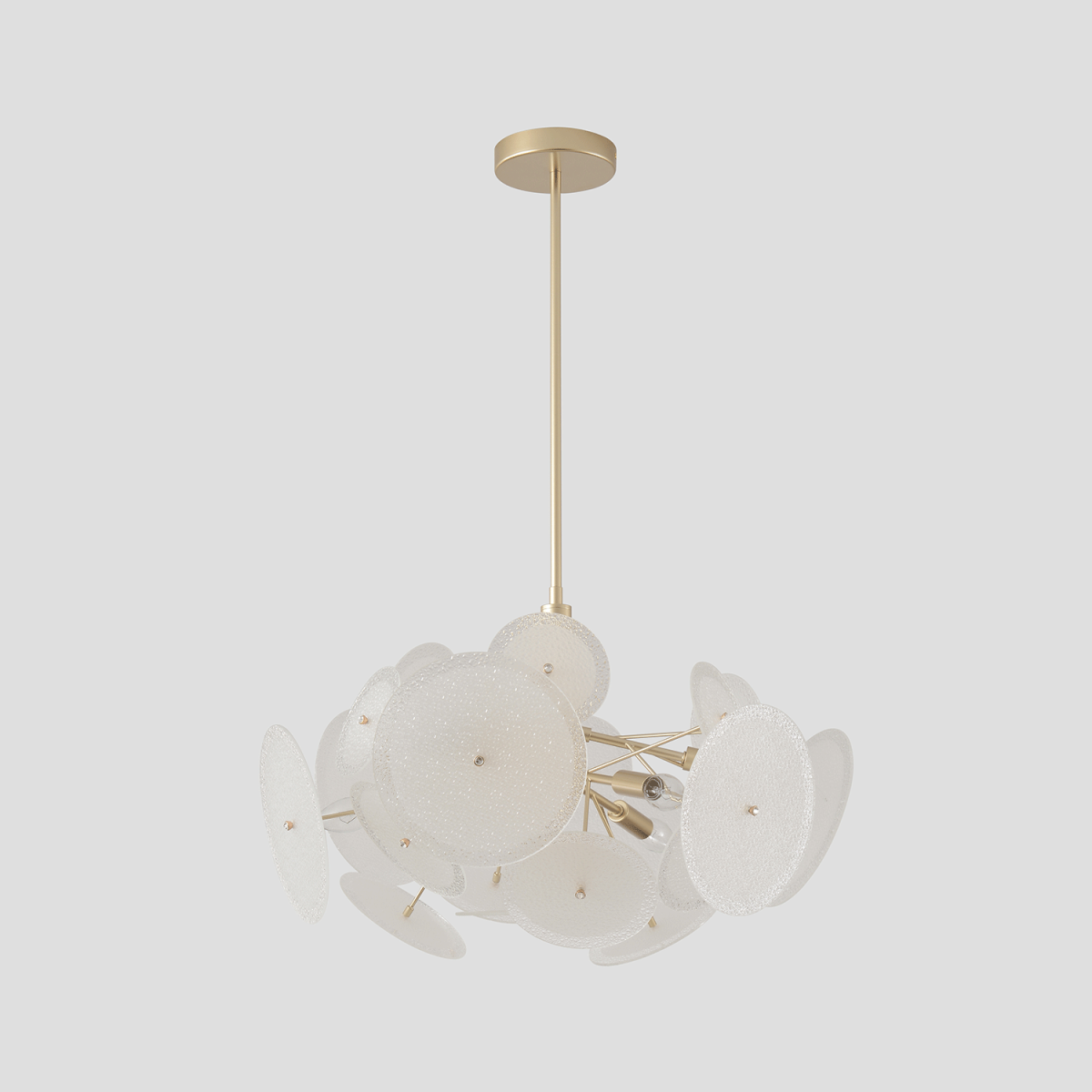 Люстра на штанге Crystal Lux DANDELION SP6 GOLD в #REGION_NAME_DECLINE_PP#