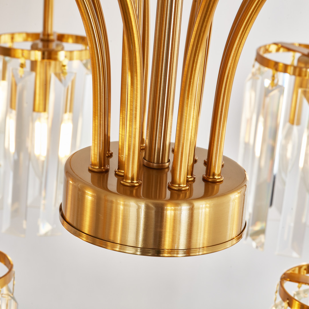 Люстра на штанге Arte Milano AM 2328B.D800.H700.E14.12 G в Санкт-Петербурге