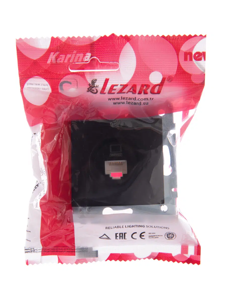 Розетка компьютерная Lezard Karina 707-4288-140 в Санкт-Петербурге