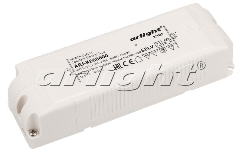 Блок питания Arlight ARJ-KE60600 (36W, 600mA, PFC) 021383 в Санкт-Петербурге