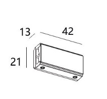 Соединитель линейный Italline Fantom IT010-4013 black в Санкт-Петербурге