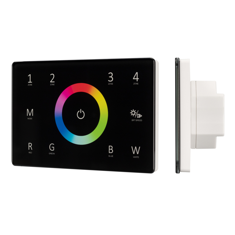 Панель Arlight Sens Smart-P85-RGBW Black (230V, 4 зоны, 2.4G) 028405 в Санкт-Петербурге