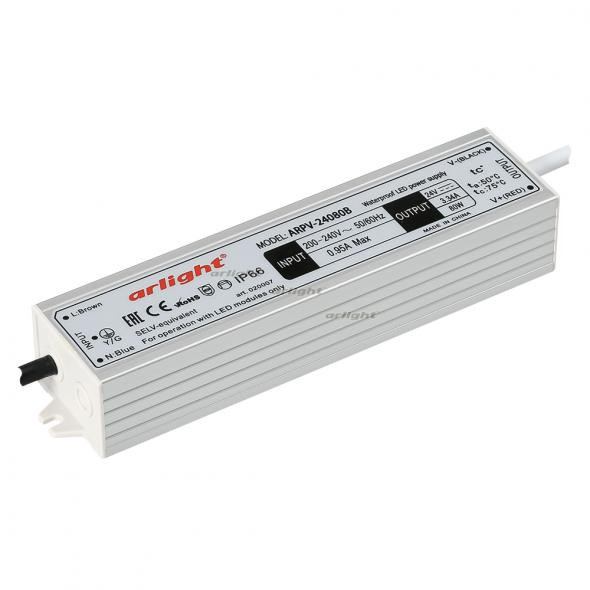 Блок питания Arlight ARPV-24080-B (24V, 3.3A, 80W) 020007 в Санкт-Петербурге