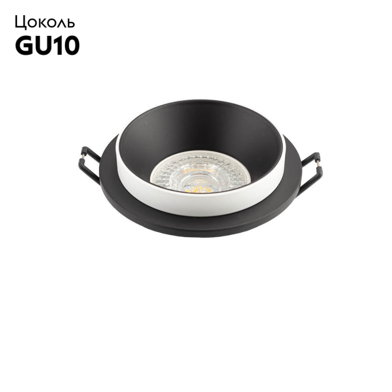 Встраиваемый светильник Denkirs DK2400-BK в #REGION_NAME_DECLINE_PP#