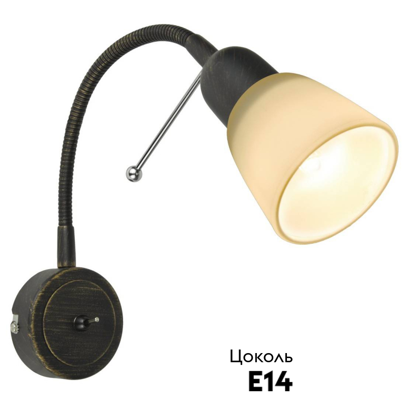 Спот Arte Lamp Lettura A7009AP-1BR в Санкт-Петербурге