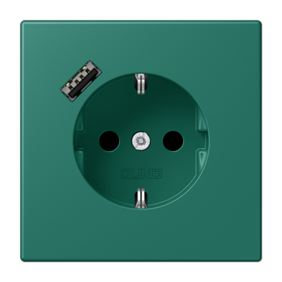Розетка 2K+З USB Typ A Jung LC1520-18A216 в Санкт-Петербурге