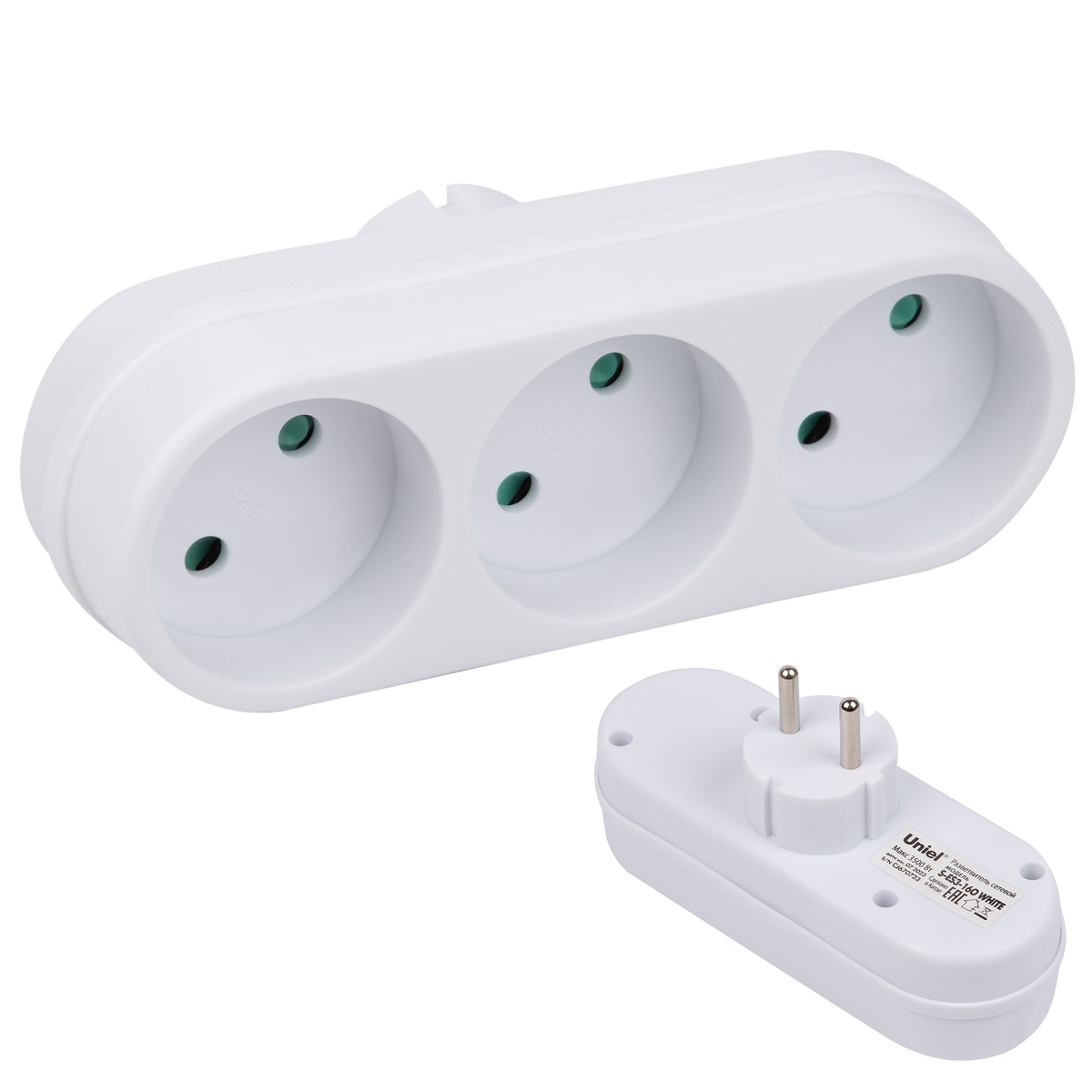 Сетевой разветвитель Uniel S-ES3-16O WHITE UL-00011231 в #REGION_NAME_DECLINE_PP#