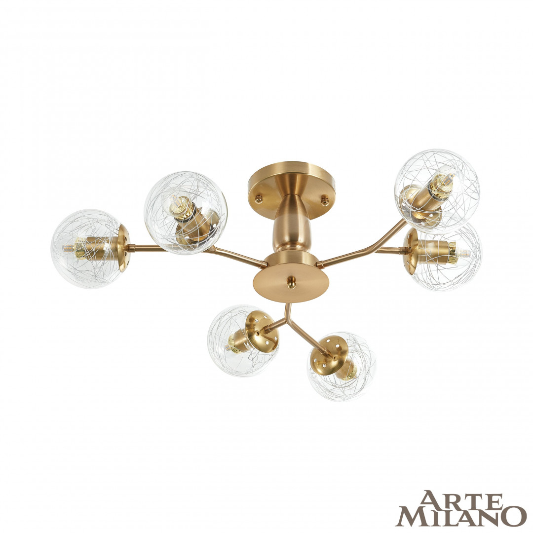 Потолочная люстра Arte Milano Neapolis 275908/6 GD в #REGION_NAME_DECLINE_PP#