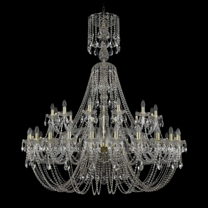 Подвесная люстра Bohemia Ivele 1406/24+12/530/XL-160/G в Санкт-Петербурге