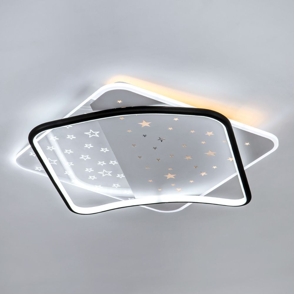 Потолочный светильник LED4U L1037-520 BK в Санкт-Петербурге