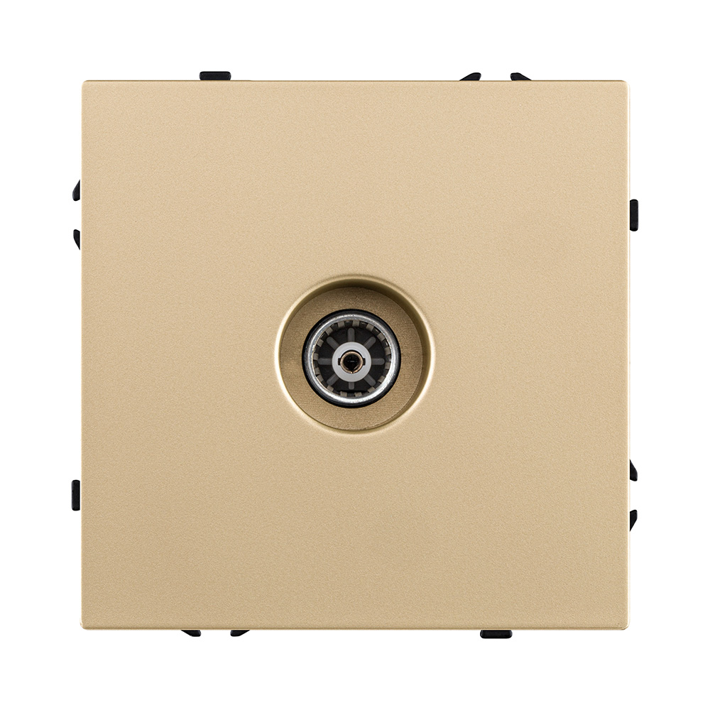 Розетка спутниковая SAT, золотой Kollinger Eclipse EC-021GD в #REGION_NAME_DECLINE_PP#