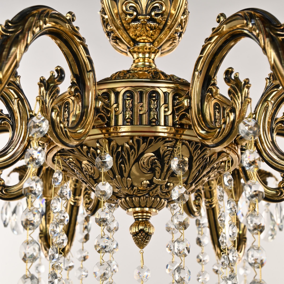 Подвесная люстра Bohemia Ivele Crystal AL79101/8/250 B GB в Санкт-Петербурге