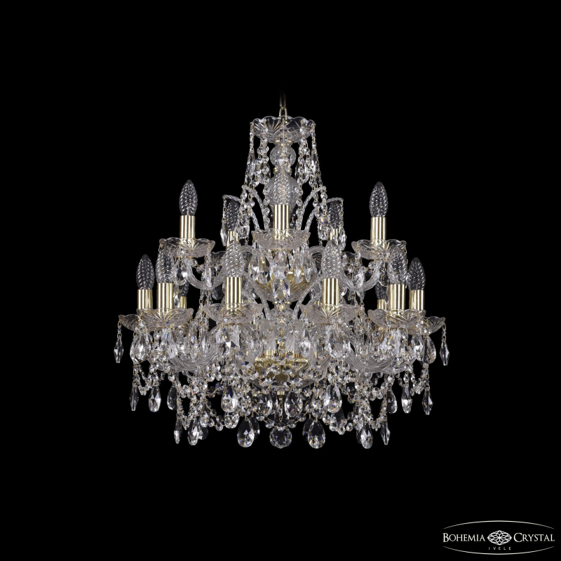 Подвесная люстра Bohemia Ivele Crystal 1411/10+5/195/2d G в Санкт-Петербурге