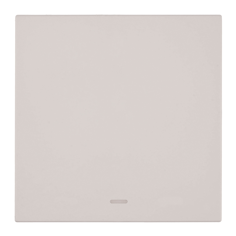 Выключатель 1-клавишный c индикатором (механизм) Stekker Мия 250В 10А RSW10-3101-08 пудровый жемчуг 50475 в Санкт-Петербурге