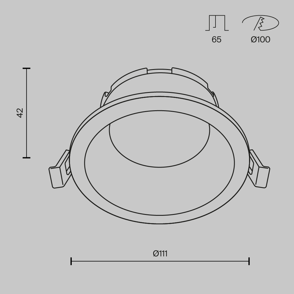 Встраиваемый светильник Maytoni Technical Share DL126-GX53-WB в #REGION_NAME_DECLINE_PP#