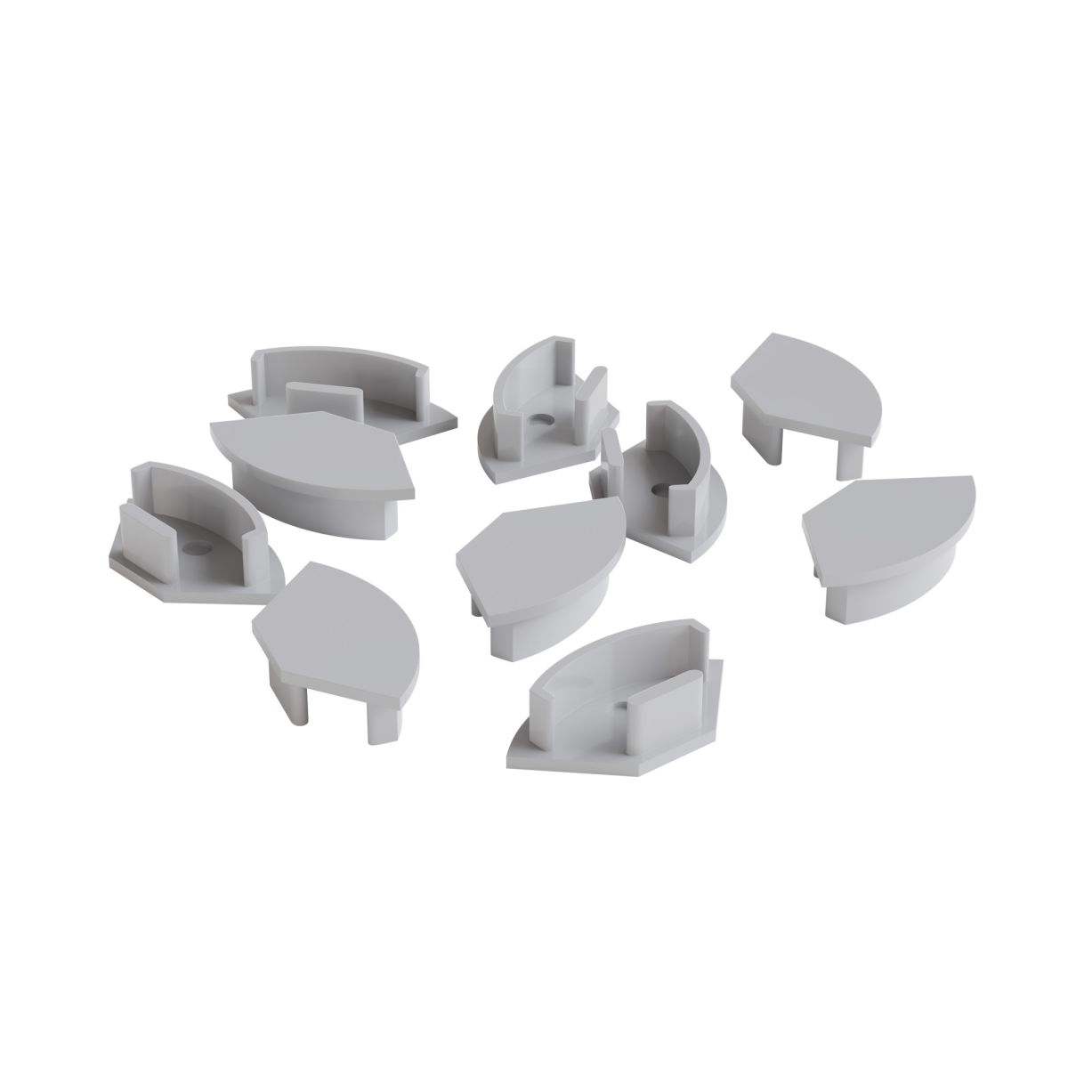 Комплект заглушек к ал.профилю 08-04/08, 10 шт Apeyron 3-08-04 в Санкт-Петербурге