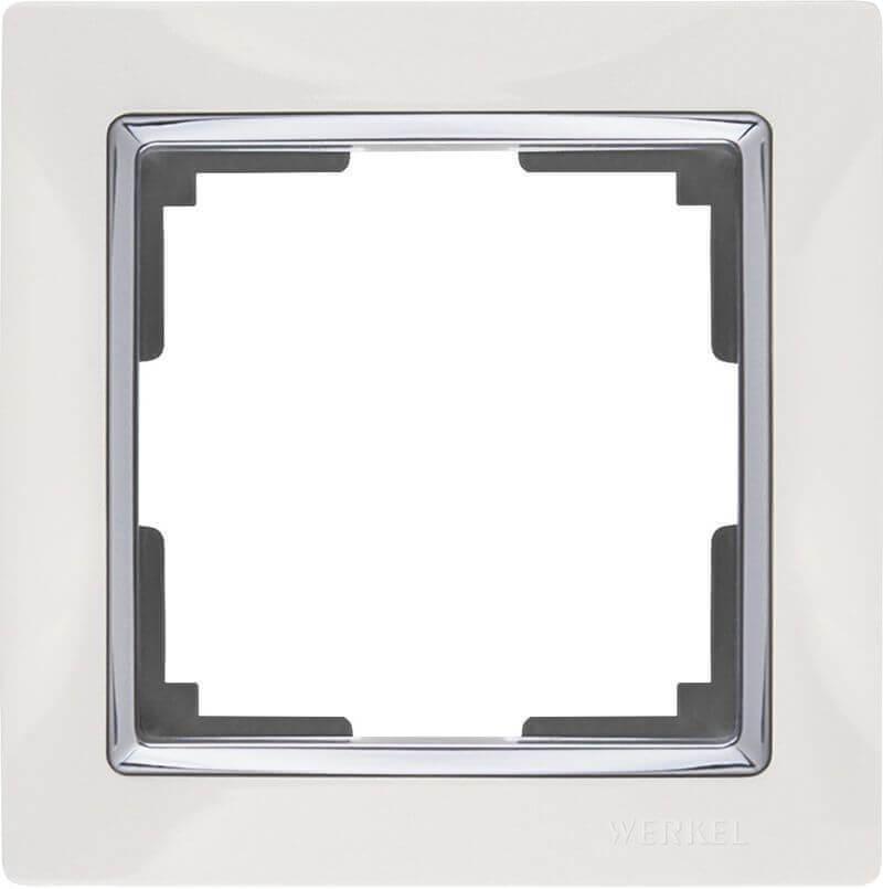 Рамка Werkel Snabb на 1 пост белая WL03-Frame-01-white 4690389046100 в Санкт-Петербурге