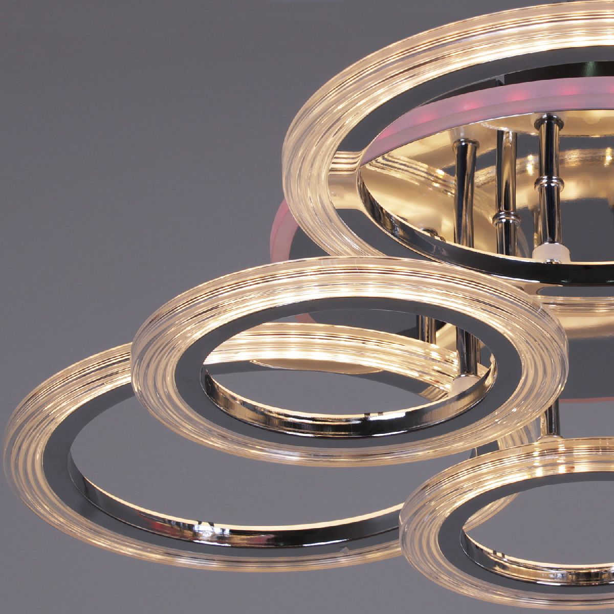 Потолочная люстра Reluce 09812-3.3-3+3D CR (RGB) в Санкт-Петербурге