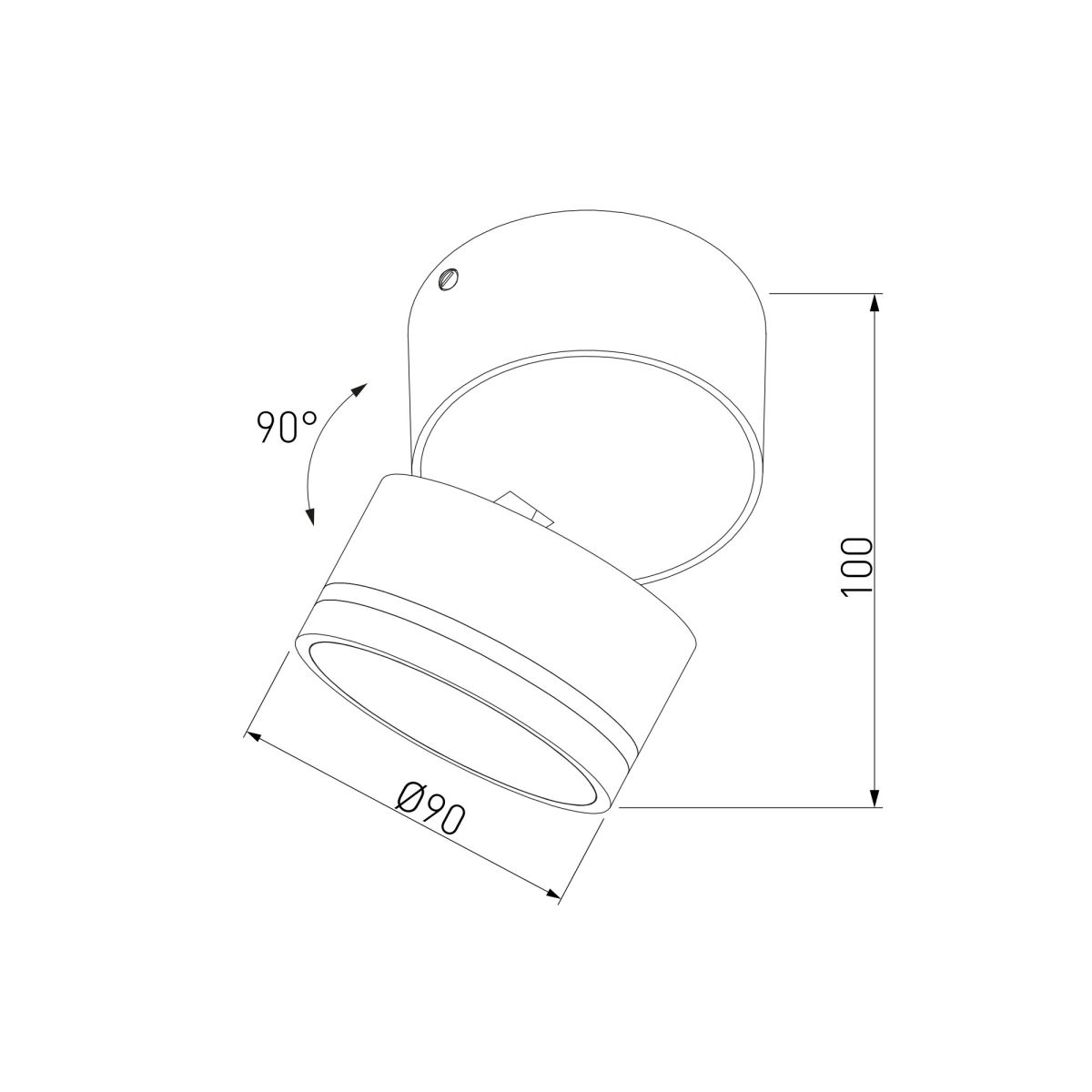 Накладной спот Elektrostandard Okko 35157/U черный 4690389219078 a072072 в #REGION_NAME_DECLINE_PP#